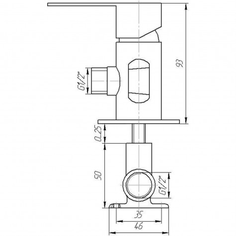 Змішувач гігієнічний TOPAZ BARTS TB 077106-H36