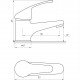 Змішувач для умивальника Globus Lux Solly GLSO-0401