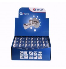 НАБІР Кран вентильний кутовий ARCO 1/2″х1/2″ ZENIT REGULA Z0912 30шт. VTQ005