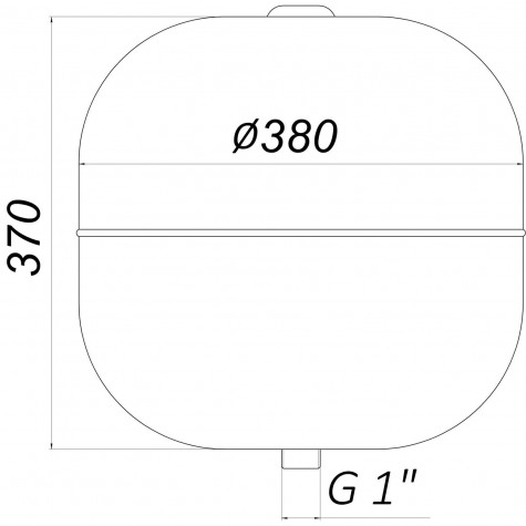 Гідроакумулятор із фіксованою мембраною 35л ZILMET HYDRO-pro 10bar ( 11A0003500 )