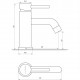 Змішувач для умивальника Globus Lux ALPEN SBT1-101L