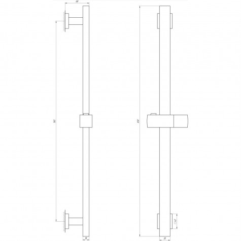 Душова стійка Globus Lux SUS-1108