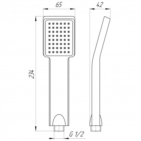 Душова лійка Globus Lux SUS-001PQ