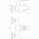 Змішувач для ванни DOMINO SIRIUS DSV-102NE