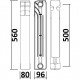 Радіатор біметалевий секційний QUEEN THERM 500/96 (кратно 10)