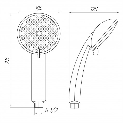 Душова лійка Globus Lux NSF-580-1-LUX Blister