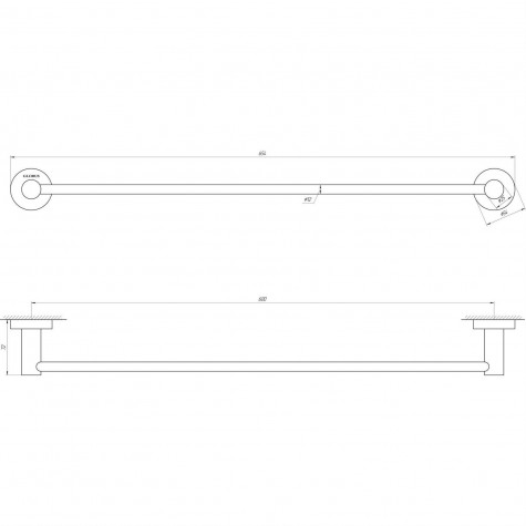 Тримач рушників Globus Lux SS 8402-60 SUS304