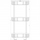 Поличка кутова Globus Lux SS 8477