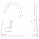 Змішувач для кухні Globus Lux LAZER GLLR-0203SB