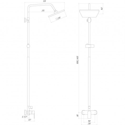 Душова система Globus Lux NIAGARA GLN-0005