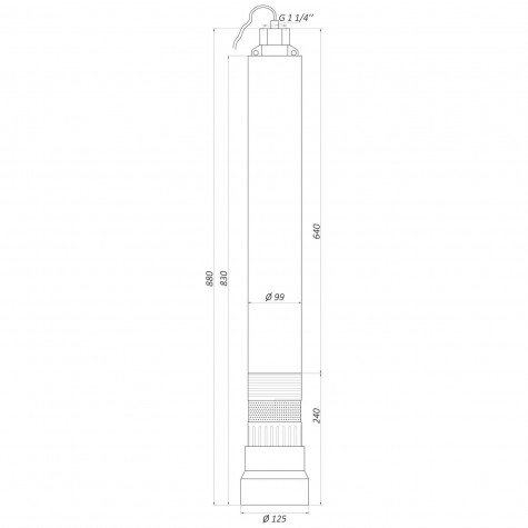 Насос колодязний OPTIMA OP 5,1 - 10 1,1 кВт