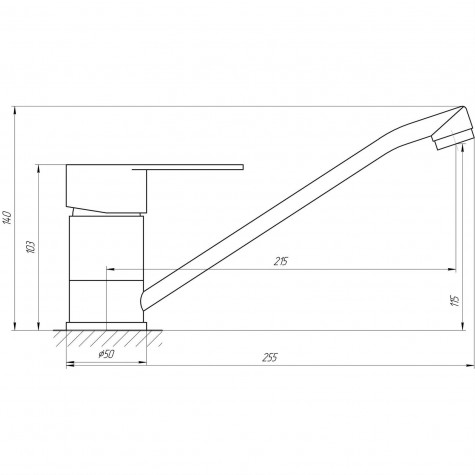 Змішувач для кухні Globus Lux MAIN SM-203