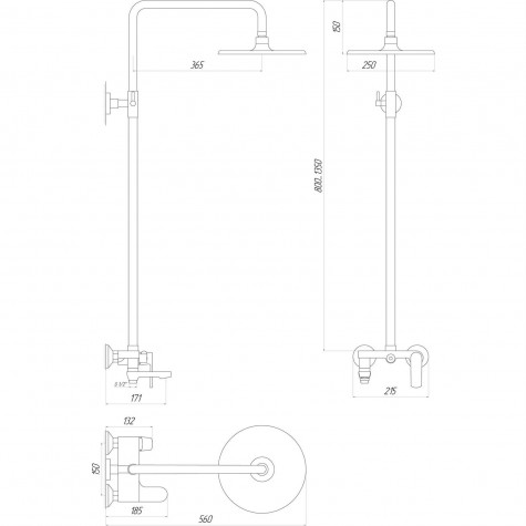 Душова система Globus Lux LAGUNA GLA-0002N