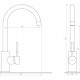 Змішувач для кухні Globus Lux LAZER GLLR-0203S-2-ARENA