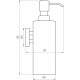 Дозатор рідкого мила Globus Lux SS 8432  SUS304