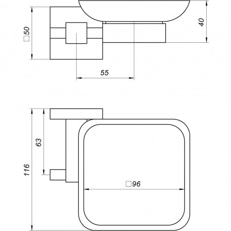 Мильниця одинарна Globus Lux SQ 9408