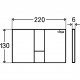 Панель змиву Prevista д/бачків Visign for Style 24, чорний, Viega 773304