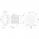 Насос моноблочний IR 50-160B 5,5 кВт SAER (75 м3/рік, 32.5 м)