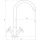 Змішувач для кухні Globus Lux DUKAT SD4-203