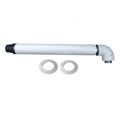 Димохід коаксіальний Ariston Coaxial Flue kit 60/100 750 мм, з коліном 71.MT7.00.03