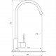 Кран для зворотного осмосу NT-65 Chrome, 