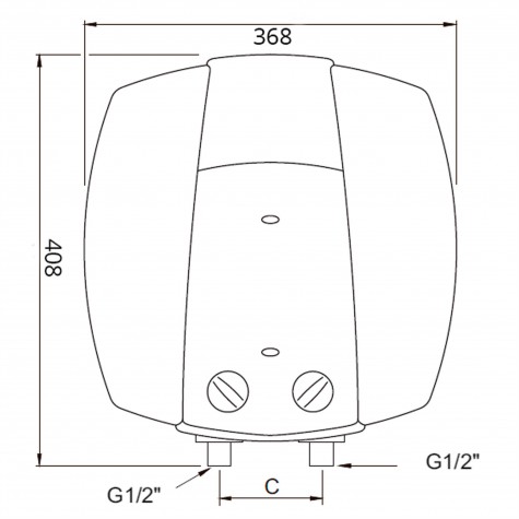 Водонагрівач Bosch Tronic 2000 TR 2000 15 B/15л 1500W (над мийкою)