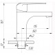 Змішувач для умивальника DOMINO DD-401