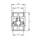 Клапан зворотного ходу води латунний 1/2 