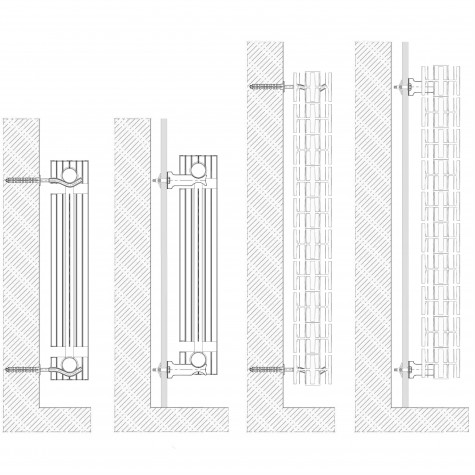 Радіатор біметалевий секційний QUEEN THERM 500/100 UNIVERSAL (кратно 10)