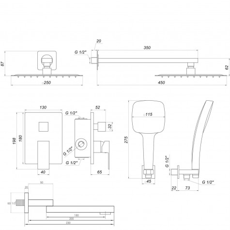 Душова система Globus Lux SMART GLM-305N