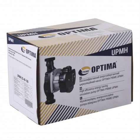 Насос циркуляційний енергоощадний  Optima PRIME UPMH 25-40AUTO 180мм + гайки